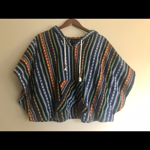 Boho cropped poncho - Picture 1 of 4